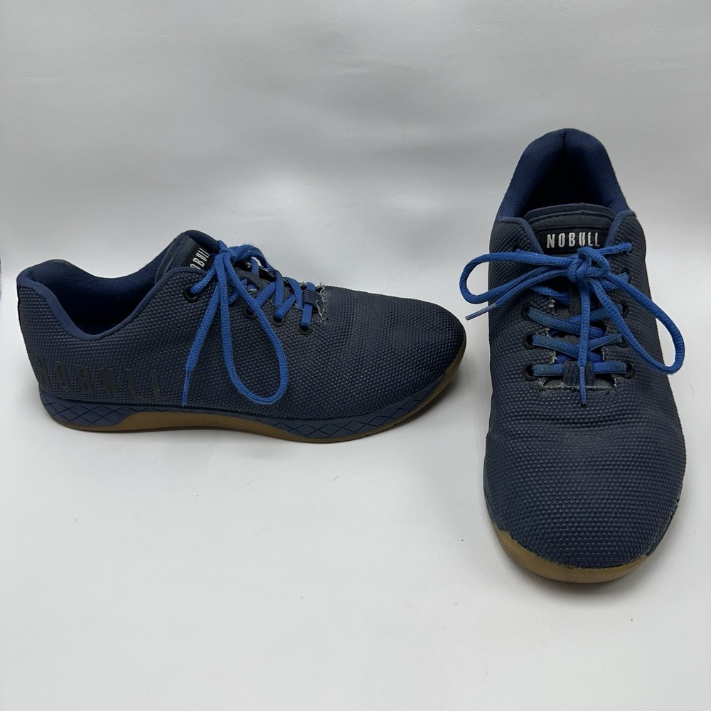 NOBULL SuperFabric Navy Blue Gum Cross Trainer Shoes Men's Size 10